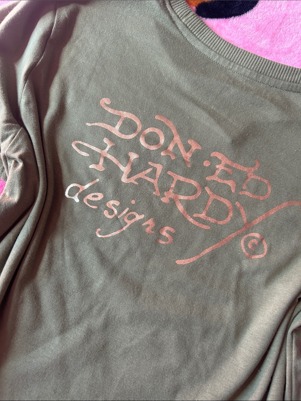 Y2K Ed Hardy Crop Top - Picture 4 of 5